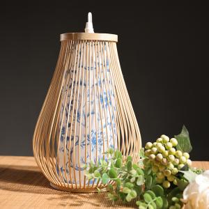 青花竹吊灯（不含光源）