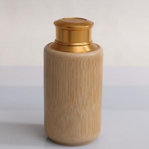 金色合金盖茶叶筒
