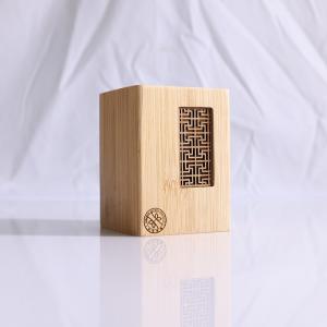 镂空方形笔筒